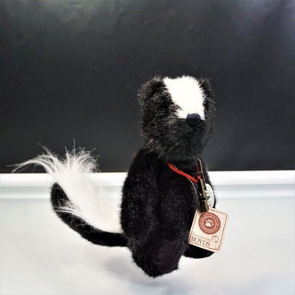 Boyds Bears Oda Parfume Skunk Gen-yoo-wine Stuffed Animal Plush No 55212 VTG - Picture 2 of 10